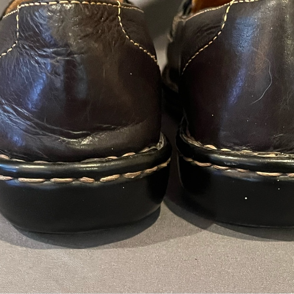 BORN Women’s 8.5 All Leather Brown Loafer Flats - Picture 6 of 7